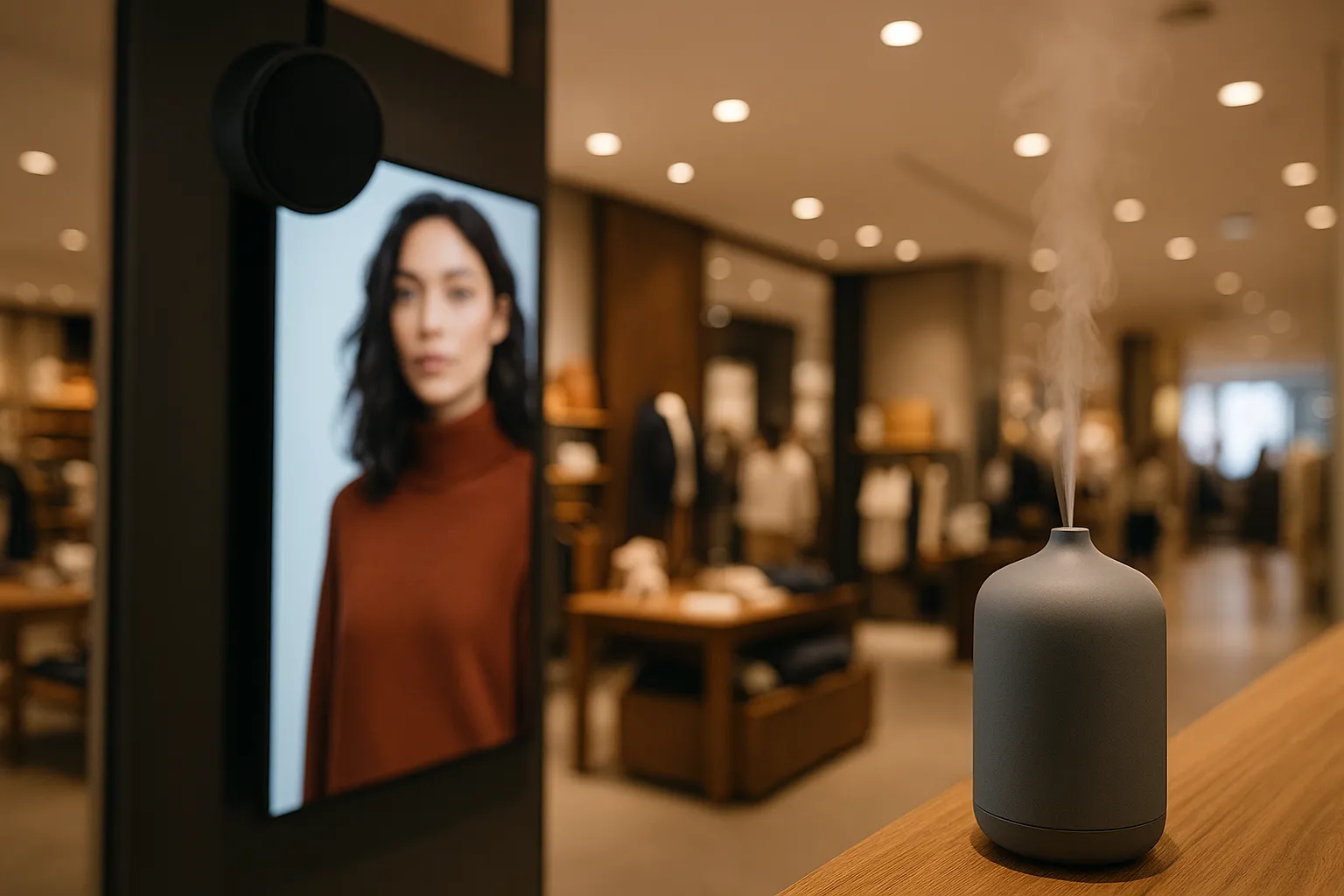 AI retail customer experience: musica, voce, visual e profumo integrati con MoosBox